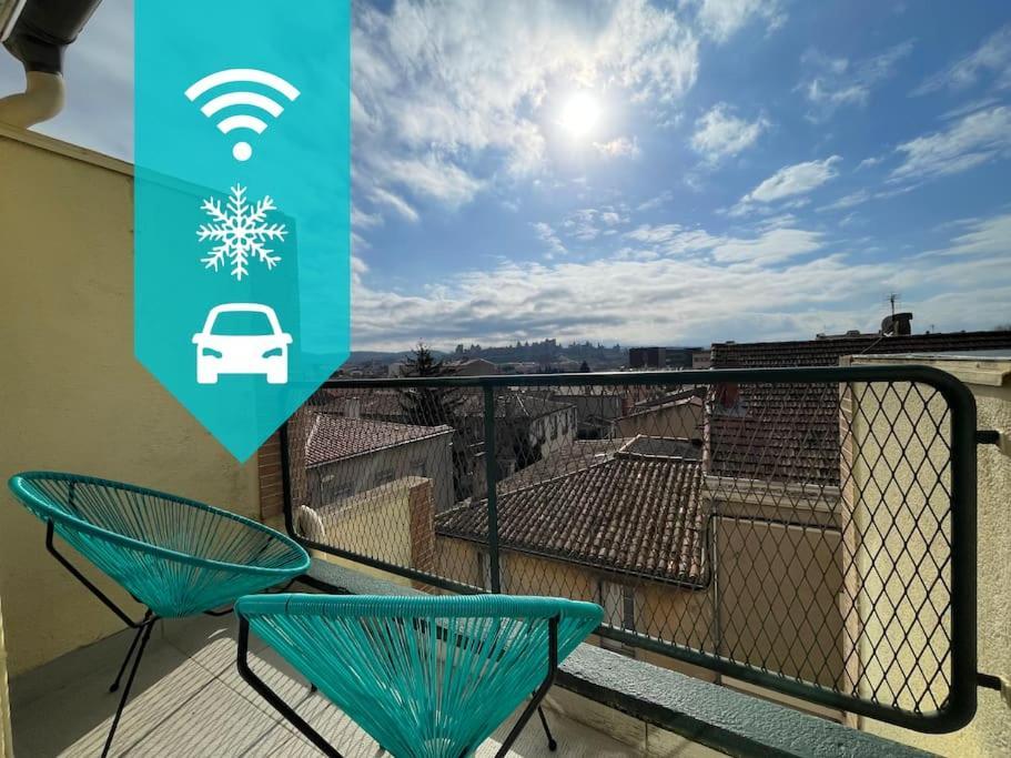 Duplex 70M2 - Vue Cite Medievale - Parking Gratuit Carcassonne Zewnętrze zdjęcie